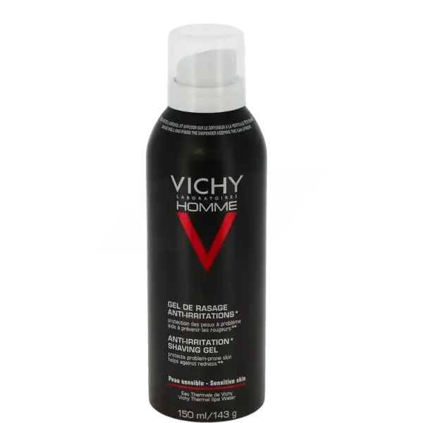 Vichy Homme Gel De Rasage Anti-irritation Flacon Pompe/150ml