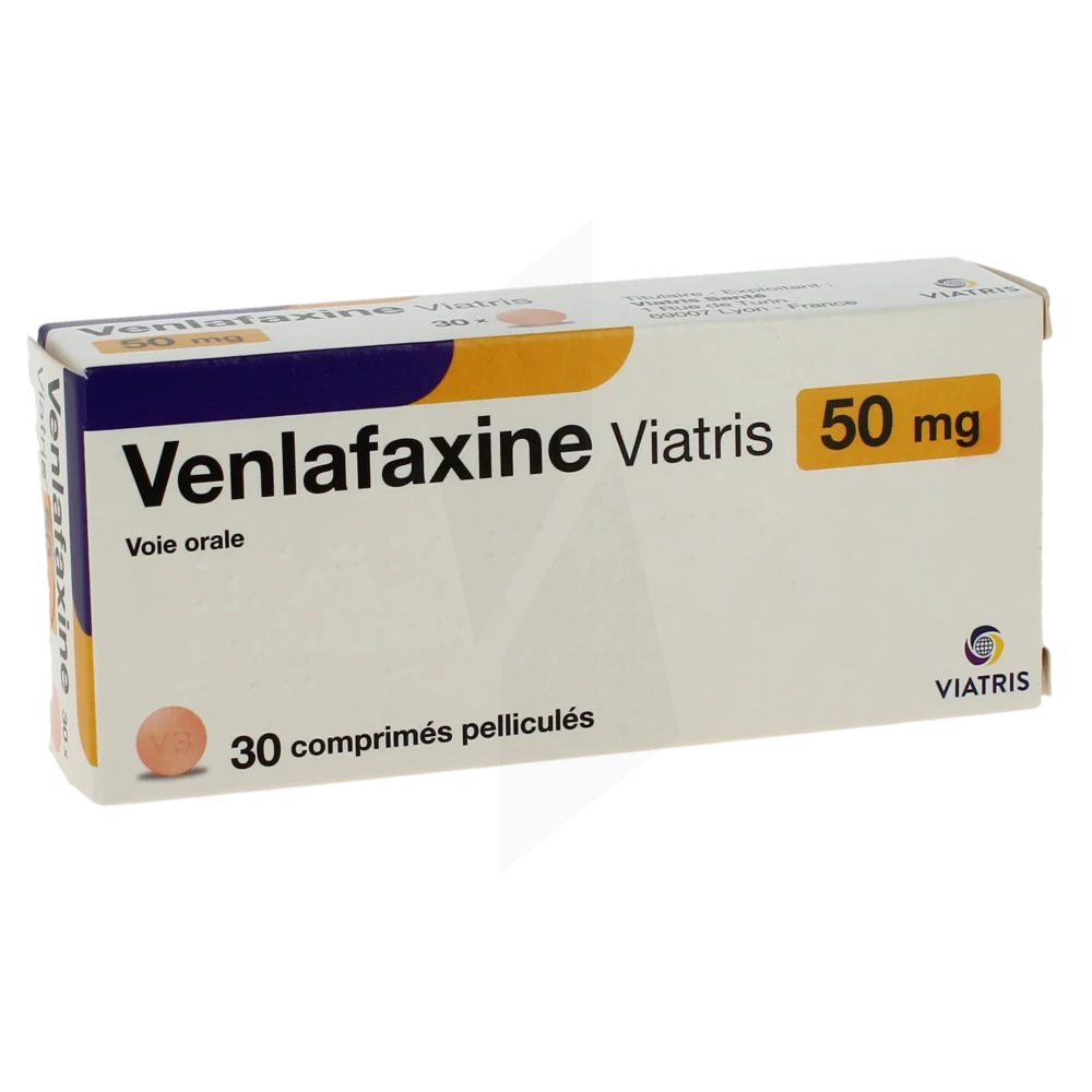 Venlafaxine Viatris 50 Mg, Comprimé Pelliculé