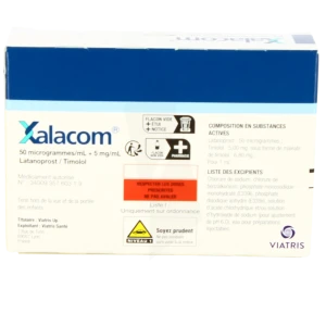 Xalacom 50 Microgrammes/ml + 5 Mg/ml, Collyre En Solution