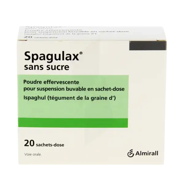 Spagulax Sans Sucre, Poudre Effervescente Pour Suspension Buvable En Sachet-dose
