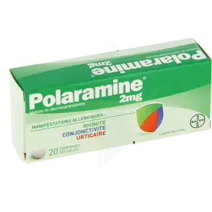 Polaramine 2 Mg, Comprimé Sécable à Saint-Avold