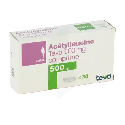 Acetylleucine Teva 500 Mg, Comprimé à Bourges