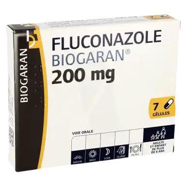 Fluconazole Biogaran 200 Mg, Gélule à LE LAVANDOU