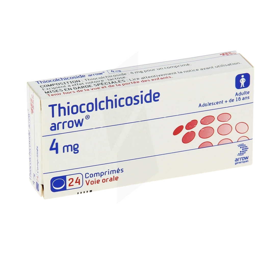 Thiocolchicoside Arrow 4 Mg, Comprimé