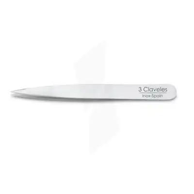3 CLAVELES Pince à échardes inox 10cm