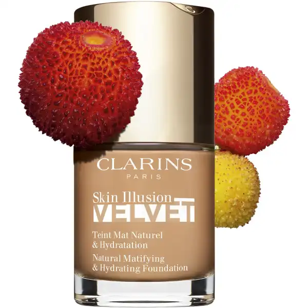 Clarins Skin Illusion Velvet Fond De Teint Mat Naturel & Hydratation 118n Sienna 30ml