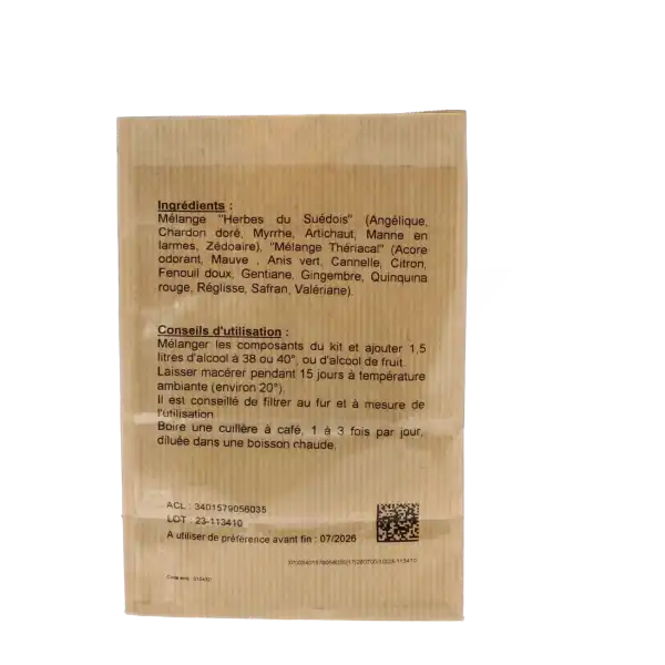 Iphym Conseil Elixir Du Suédois Kit Sachet