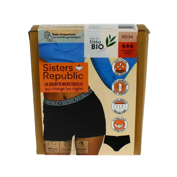 Sisters Republic Ginger Boxer Menstruelle Flux Super Txs