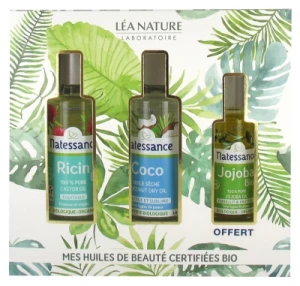 Natessance Coffret Mes Huiles De Beauté (ricin, Coco, Jojoba)