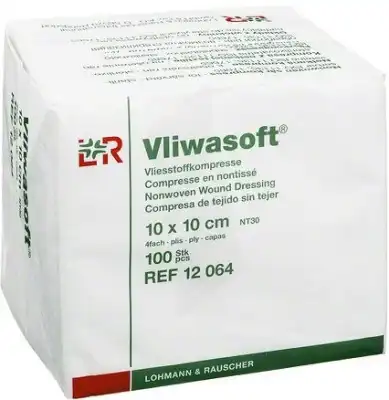 Vliwasoft Compresses En Non Tissées 30 - 10*10 Sachet/100 à CHAMBÉRY