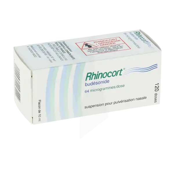 Rhinocort 64 Microgrammes/dose, Suspension Pour Pulvérisation Nasale