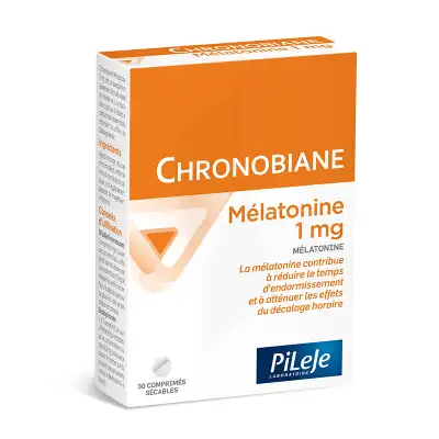 Pileje Chronobiane Mélatonine 1 Mg 30 Comprimés Sécables à Bretteville sur Odon