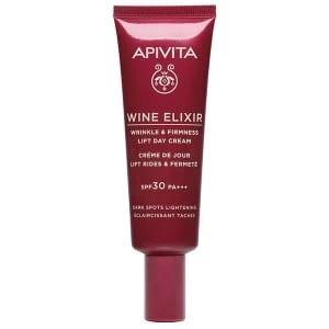 Apivita - Wine Elixir Crème De Jour Lift Rides & Fermeté Spf30 - Éclaircissant Taches Avec Polyphénol De Vigne De Santorin 40ml