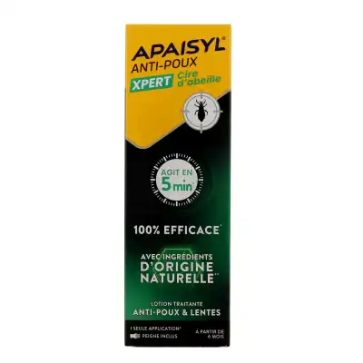 Apaisyl Anti-poux Xpert Cire D'abeille Lotion Fl/100ml à YZEURE