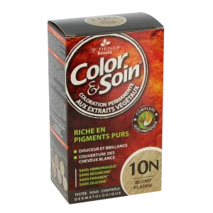 Color&soin Kit Coloration Permanente 10n Blond Platine