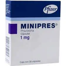 MINIPRESS 1 mg, comprimé sécable