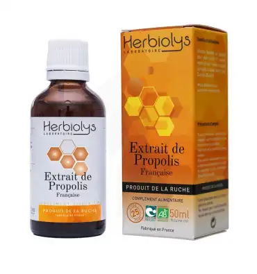 Herbiolys Produit De La Ruche - Propolis 50ml Bio à PARON