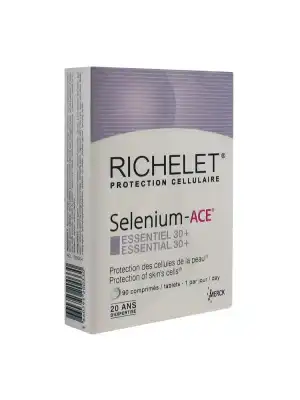 Richelet Sélénium Ace Essentiel 30+ Comprimés B/90 à CUGNAUX