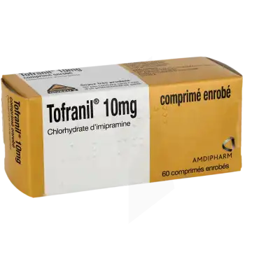 Tofranil 10 Mg, Comprimé Enrobé à Paris