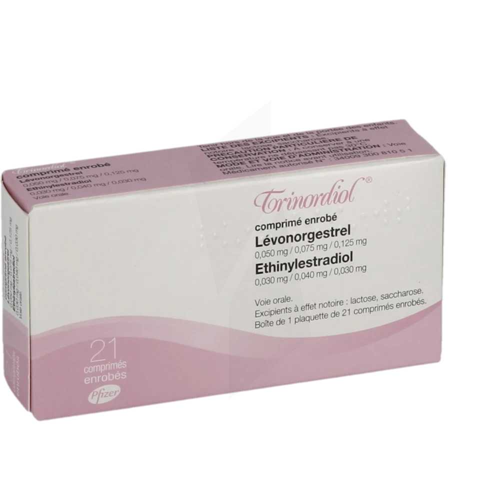Trinordiol, Comprimé Enrobé