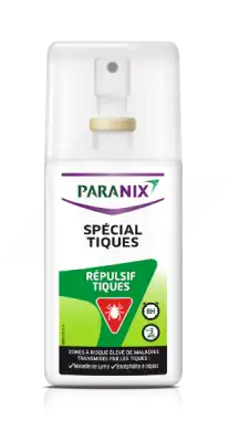 Paranix Moustiques Spray Spécial Tiques Fl/90ml à SARROLA-CARCOPINO