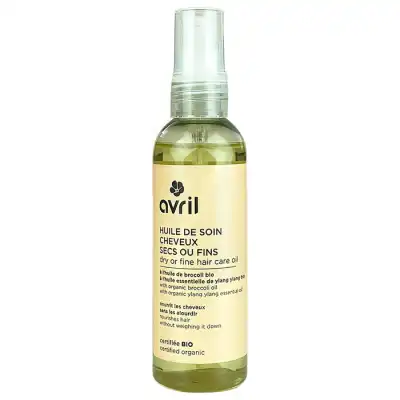 Avril Huile Capillaire Cheveux Secs Et Fin Bio 100ml à Clermont-Ferrand