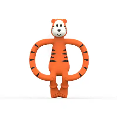 Anneau De Dentition Animals Matchstick Monkey Biocote Tigre Orange à Vierzon