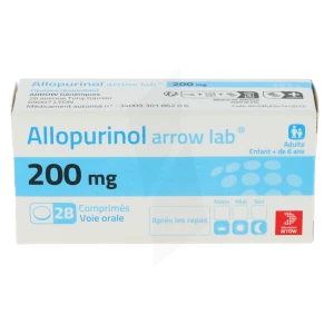 Allopurinol Arrow Lab 200 Mg, Comprimé