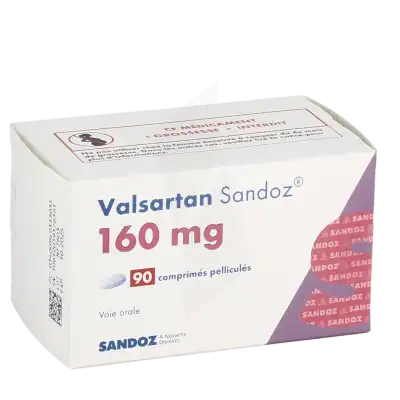Valsartan Sandoz 160 Mg, Comprimé Pelliculé à MONTEREAU-FAULT-YONNE
