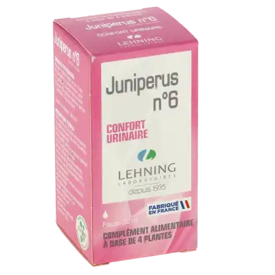 Lehning Complexe Juniperus N° 6 S Buv Fl/30ml à ALBI