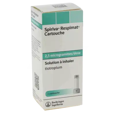 SPIRIVA RESPIMAT 2,5 microgrammes/dose, solution à inhaler