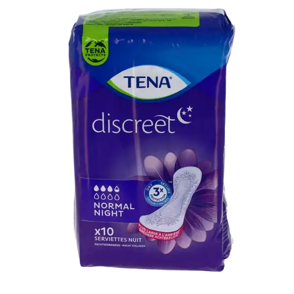 Tena Discreet Protection Urinaire Normal Night Sac/10