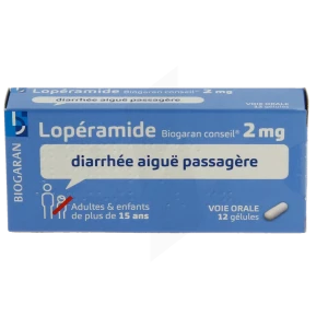 Loperamide Biogaran Conseil 2 Mg, Gélule