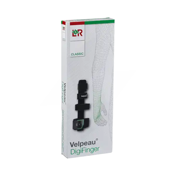 Lohmann & Rauscher Digifinger Classic Attelle Poignet-doigt Noir/vert Taille 2
