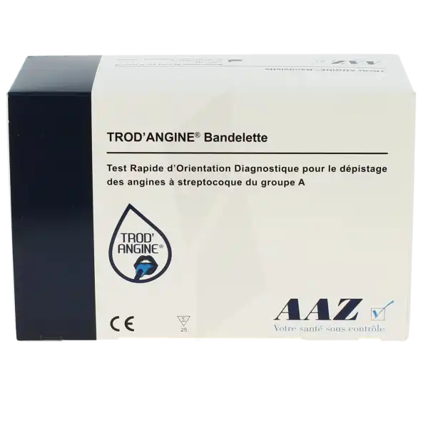 Aaz Trod'angine Bdlette Test Kit/25sach