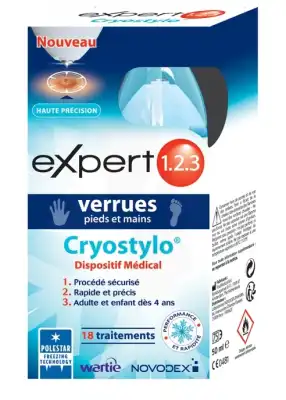 Expert 123 Anti-verrue Sol Cryostylo/50ml à Bordeaux