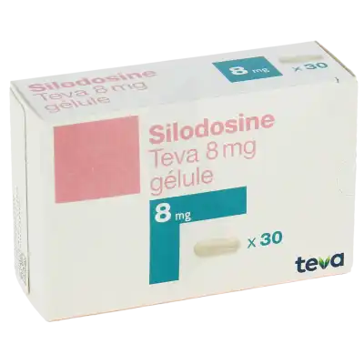 Silodosine Teva 8 Mg, Gélule à Eysines