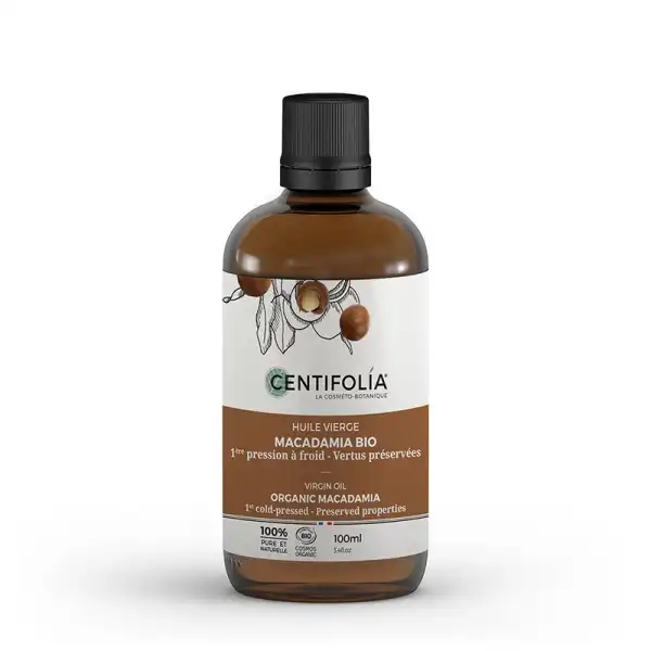 Centifolia Huile Végétale Vierge Biologique De Macadamia 100ml