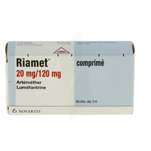 Riamet 20 Mg/120 Mg, Comprimé