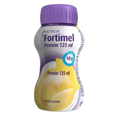 Fortimel Protein Nutriment Banane Bouteille/125ml à BOURG-SAINT-MAURICE
