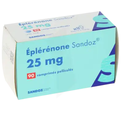 EPLERENONE SANDOZ 25 mg, comprimé pelliculé