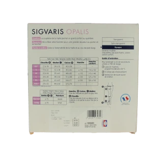 Sigvaris Opalis Collant Classe 2 Noir Normal Xl