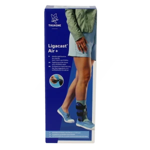 Thuasne Ligacast Air+ Chevillère Stabilisatrice Noir/bleu Taille 1