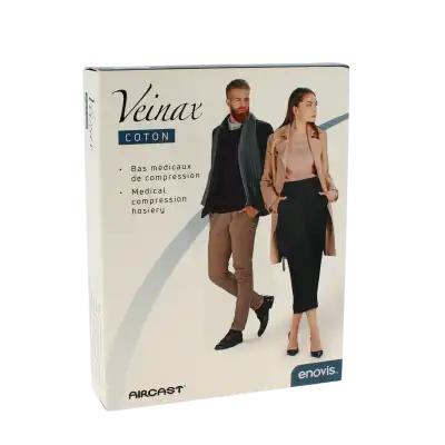 Veinax Coton Classe 2 Mi-bas Noir Taille 3 Long à AMBARÈS-ET-LAGRAVE