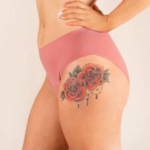 Culotte Menstruelle Nina Sans Coutures (taille Haute) Rose 4xl
