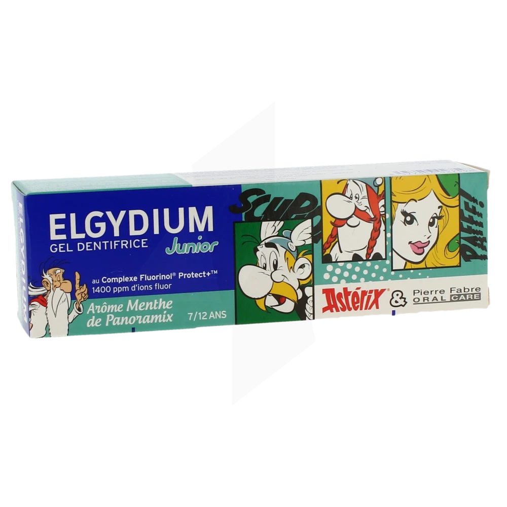 Elgydium Junior Asterix Pâte Dentifrice Menthe Douce T/50ml
