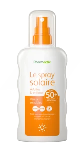 Pharmactiv Spf50+ Spray Solaire Peau Normale Adulte Fl/200ml