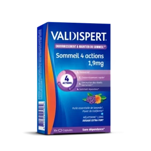 Valdispert Sommeil 4 Actions 1,9 Mg Comprimés B/30