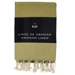Tadé Linge De Hammam Vert Olive à CLERMONT-FERRAND