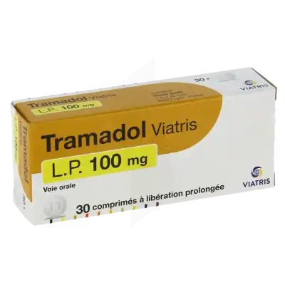 Tramadol Viatris Lp 100 Mg, Comprimé à Libération Prolongée à Osny